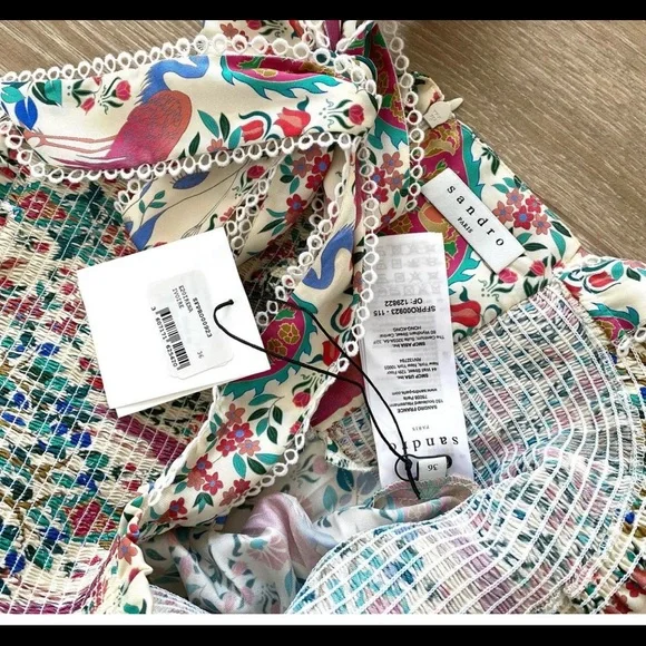 Sandro maxi dress w/adjustable shoulder straps. New with tags! Size 36 & 38! - Picture 3 of 5